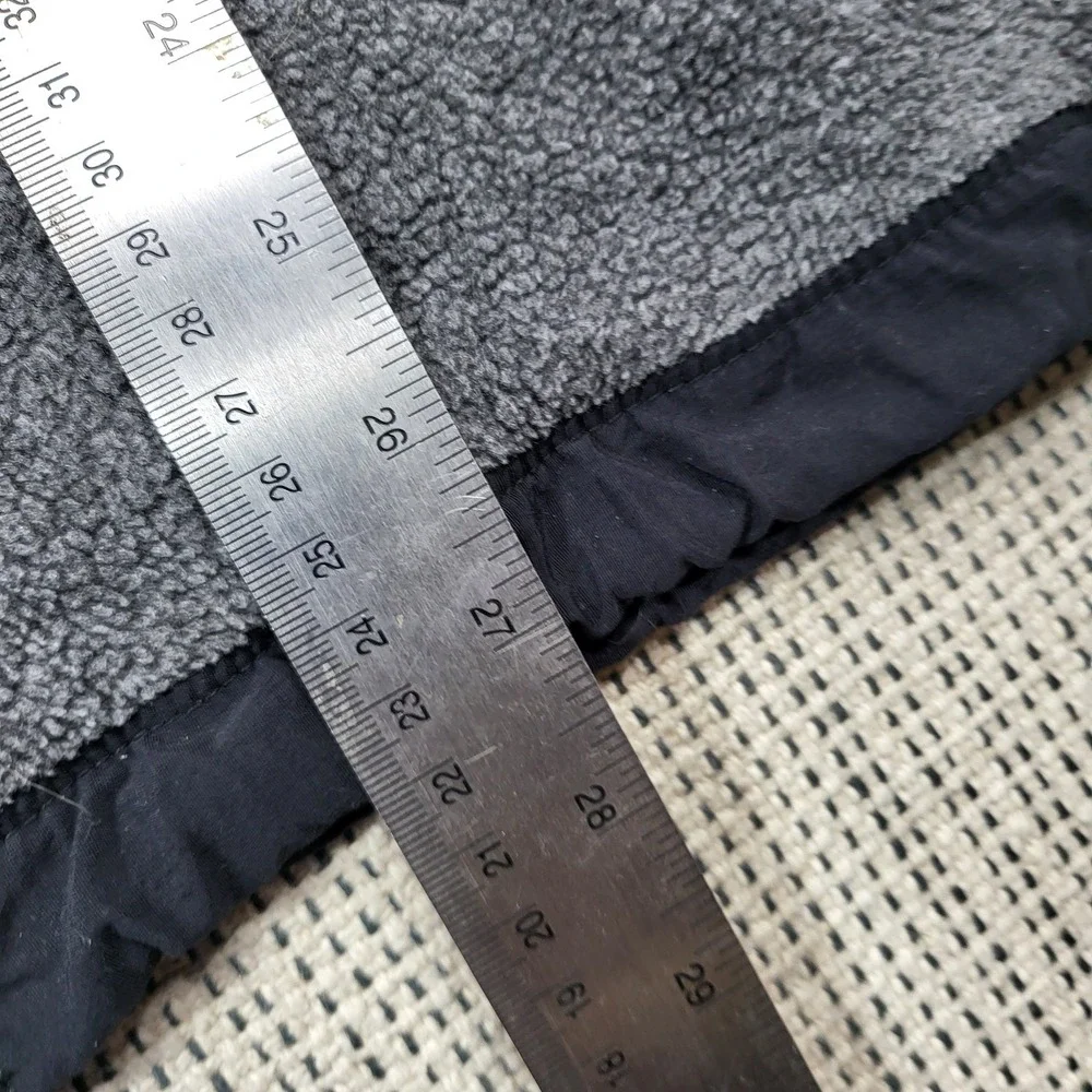 The North Face Jacket Mens Large Gray Fleece Nylon‎ Windbreaker Full Zip Outdoor